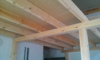 Drewniany strop